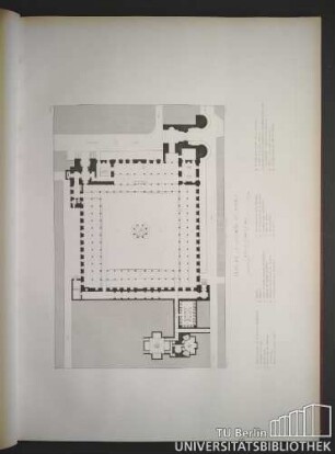 XXVII. Plan de la Mosquée El Moyed. 1. - 23. p. coste del. Imp: chez, L. Letronne. 15. Quai Voltaire. Hibon SC.
