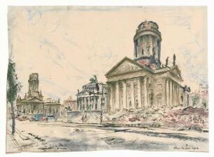 "Der kriegszerstörte Gendarmenmarkt"