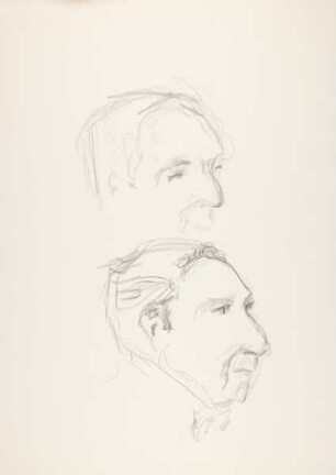 Portrait-Studie für Bildnis Dr. Ludwig Strecker
