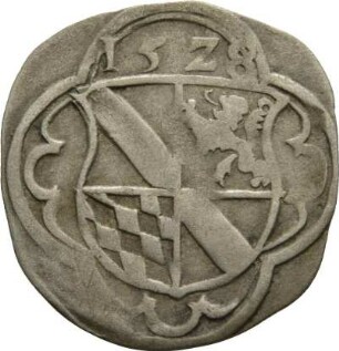 Münze, Pfennig, 1528
