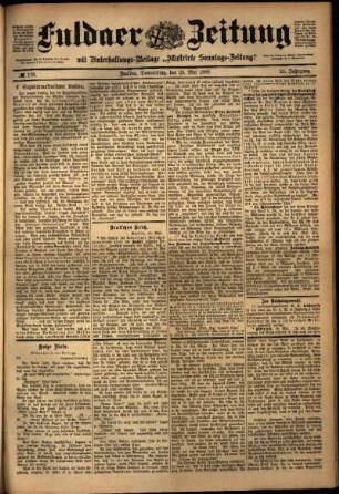Ausgabe vom Donnerstag, den 26. Mai 1898.