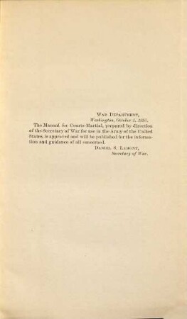 Manual for courts-martial