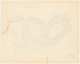 Deutsche Gartenschau 1950 auf dem Killesberg, Stuttgart: Pflanzplan - Staudenvergleichsschau Iris Feld II 1:50