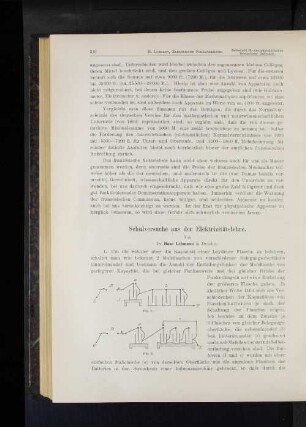 Schulversuche aus der Elektrizitätslehre.
