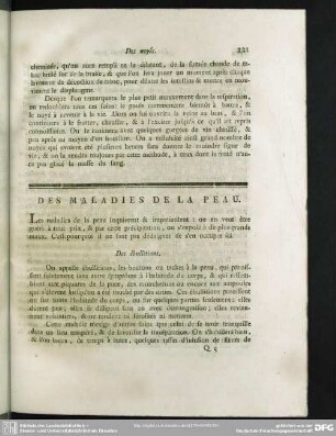 Des Maladies De La Peau