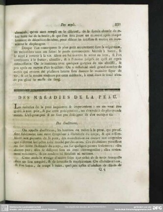 Des Maladies De La Peau