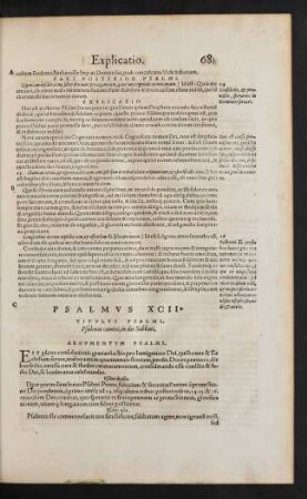 Psalmus XCII.