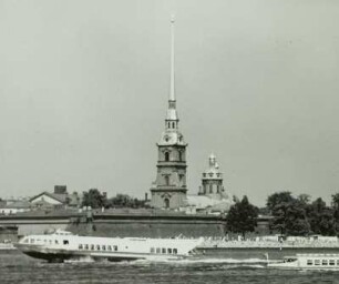 Russland, St. Petersburg, Tragflügelboot