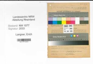 Entnazifizierung Erich Langner , geb. 01.05.1903 (Polizist)