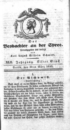 11. Stueck, 13. Maerz 1843