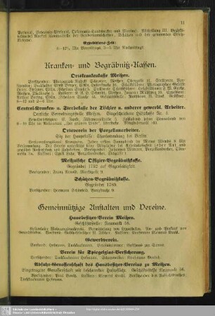 Kranken- und Begräbnis-Kassen