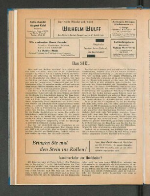 Bringen Sie mal den Stein ins Rollen!