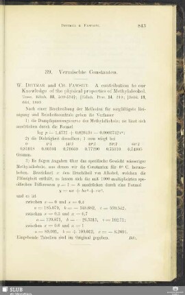39. Vermischte Constanten