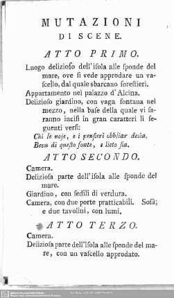 Mutazioni di scene.