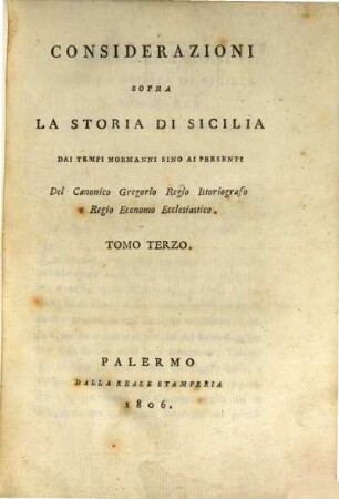 Considerazioni sopra la storia di Sicilia dai tempi normanni sino ai presenti, 3