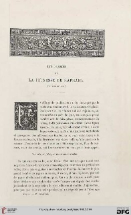 2. Pér. 32.1885: Les dessins de la jeunesse de Raphae͏̈l, 1