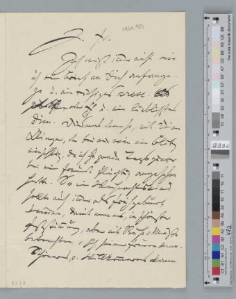 Brief an Fritz Simrock