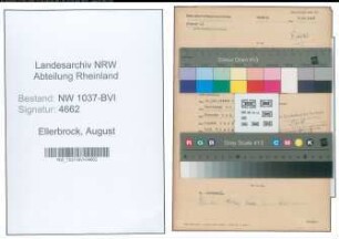 Entnazifizierung August Ellerbrock , geb. 16.06.1901 (Lehrer)