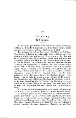 Gesang