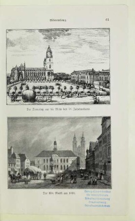 Der Alte Markt um 1820