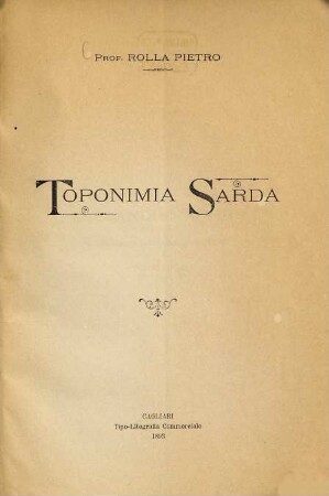 Toponimia sarda