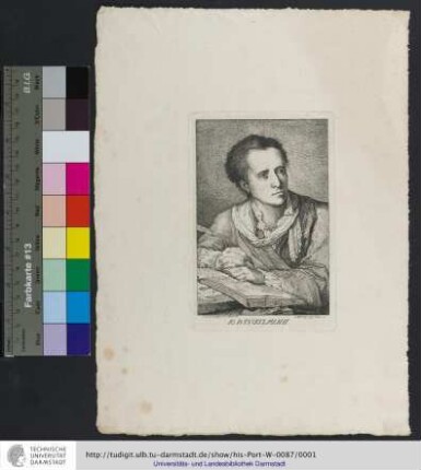 Io. Winckelmann / Angelica Kauffman del. Romæ 1764 ; J. L. Zentner fec. aq. for. Parisiis