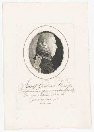 Bildnis des Adolf Gabriel Krauss