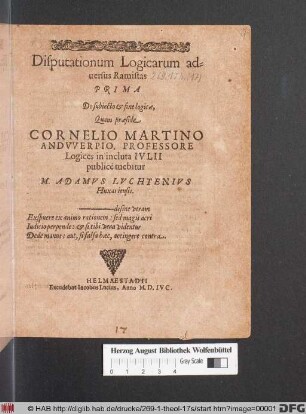 De subiecto & fine logicæ