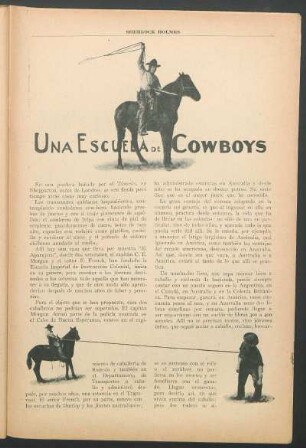 Una escuela de cowboys