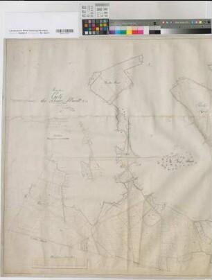 Rhade (Dorsten), Teilung der Rhader Mark, Brouillonkarte
