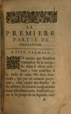 Le ... Partie De Polexandre, 1