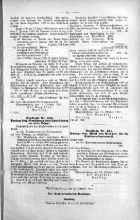 No. 18. (435-453)(450,451.), 30. Oktober 1907