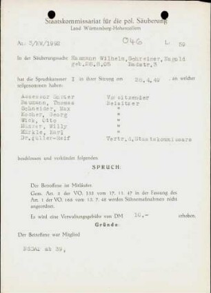 Hammann, Wilhelm