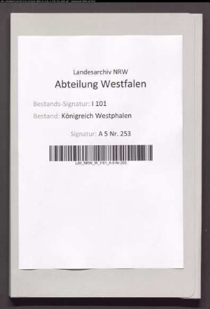 Beitrag des Marienstifts Minden zu den Hannöverschen Kriegskosten