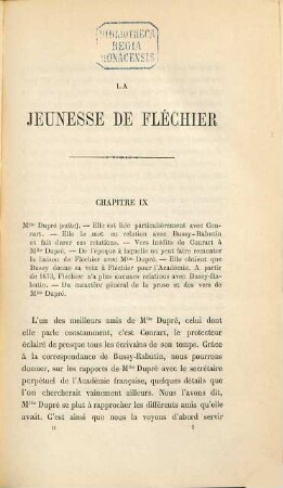 La jeunesse de Fléchier, II