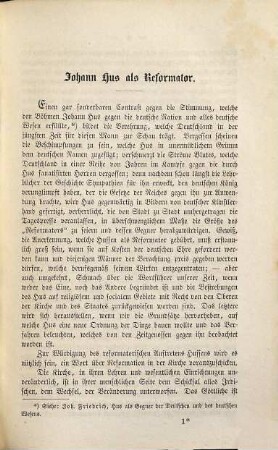 Johann Hus : ein Lebensbild, 2. Johann Hus als Reformator und seine Verurtheilung