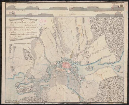 Plan de la Ville et de la Forteresse de Spandow