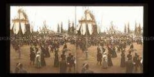Eröffnungsfeier am Königszelt auf dem Ausstellungsgelände, Budapester Stadtwäldchen, Városliget