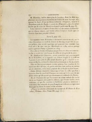 Additions A Ce Volume Et Aux Trois Précédens. (unvollständig)