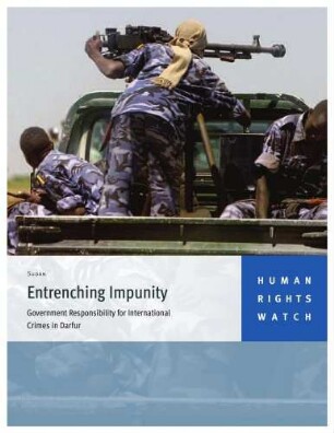 Entrenching impunity : government responsibility for international crimes in Darfur