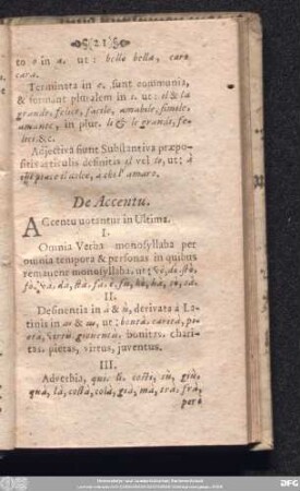 De Accentu.