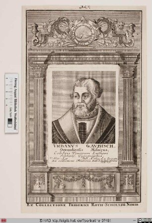 Bildnis Urban Gaubisch (lat. Gubisius)