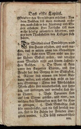 Das eilfte Capitel. - Das funfzehnte Capitel.