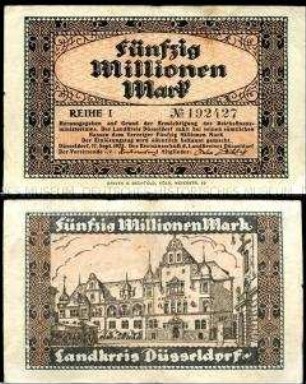 Düsseldorf, Landkreis 50 Millionen Mark
