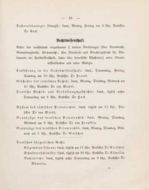 25-28, Rechtswissenschaft