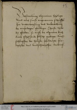 Theologischer Text gegen ‘falsche Prediger und Propheten’