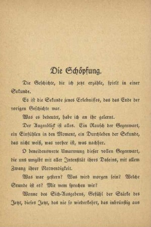 Die Schöpfung