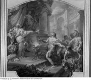 Bilderzyklus mit Szenen der Aeneis, Bilderzyklus mit Szenen der Aeneis: Aeneas opfert Apoll