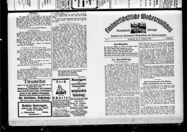 Titelseite einer Zeitung