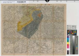 Topographische Karte der Rheinprovinz und der Provinz Westfalen. 21. Sect. Siegen.